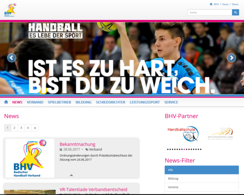 Neue Website für den BHV