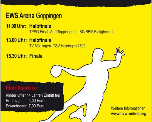 Kempa Pokal Final Four des Handballverbandes Württemberg