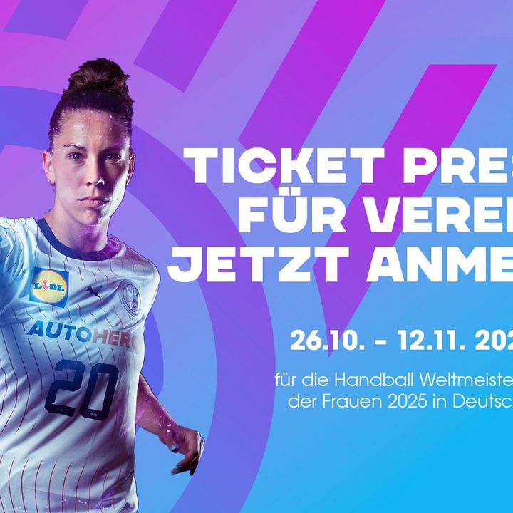 WM 2025 der Frauen - Vorverkauf startet im November